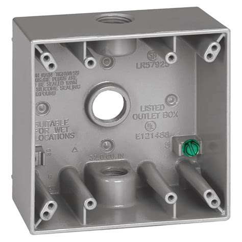 all weather metal 2 gang in-use cover junction box|2 gang weatherproof electrical box.